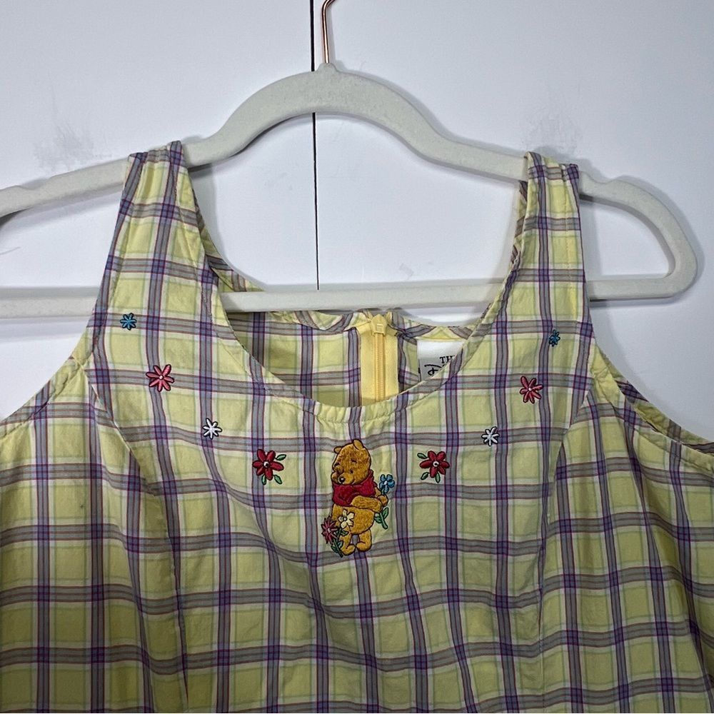 Y2k Vintage The Disney Store Winne The Pooh sleeveless Dress  Large - Picture 7 of 15